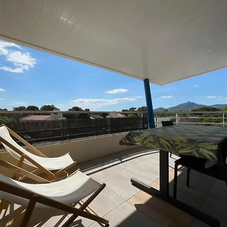 - T3 Neuf Avec Clim, 4 Couchages, Parking, Grande Terrasse - Fr-1-309-453 * Argeles-sur-Mer